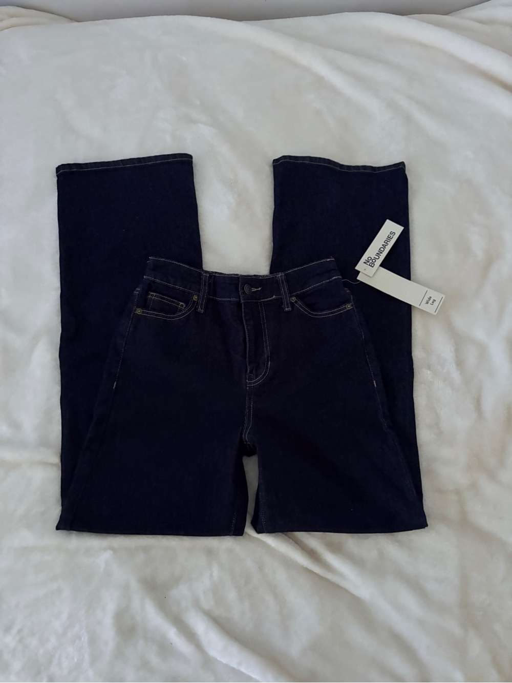 High-Rise Dark Blue wide leg Jeans - Women's